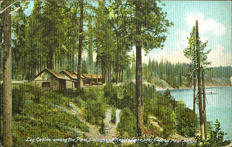 Classic Hayden Lake cabins